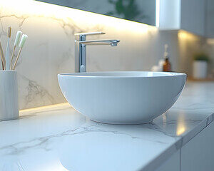 Wash basin installation