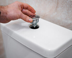 Flush tank repair (external ceramic)
