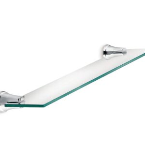 Glass shelf installation