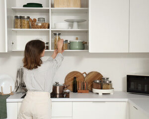 Trolley & shelves cleaning