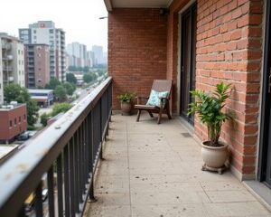 Plain Balcony Cleaning Large (upto 30-60 sqft)
